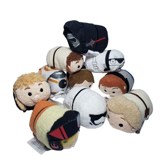 Star Wars Tsum Tsum Plush Figures Stuffed 10 Piece Character Bundle Set NEW - Picture 3 of 10